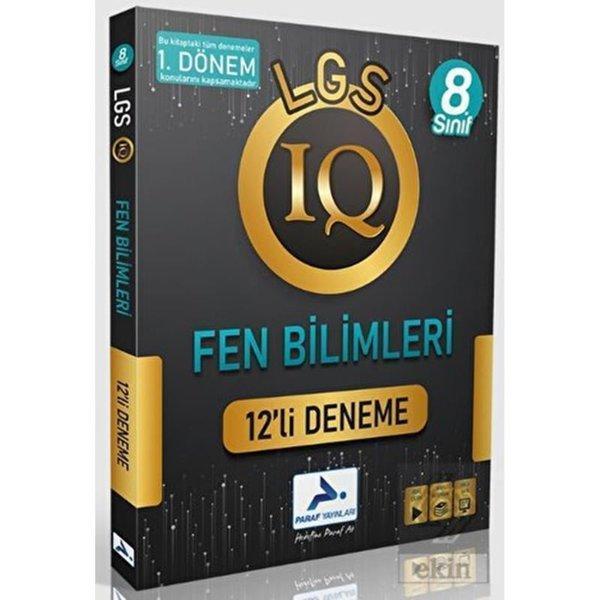 8.Sınıf LGS 1.Dönem IQ Fen Bilimleri 12'li Deneme - PRF Paraf Yayınları - Image 1