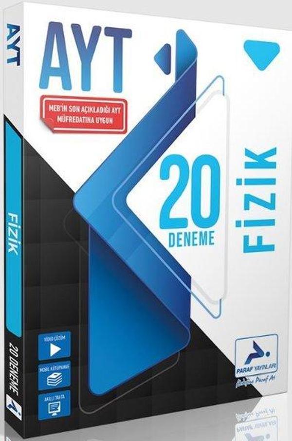 AYT Fizik 20'li Deneme - MEB Yeni Müfredat - PRF Paraf Yayınları - Image 1