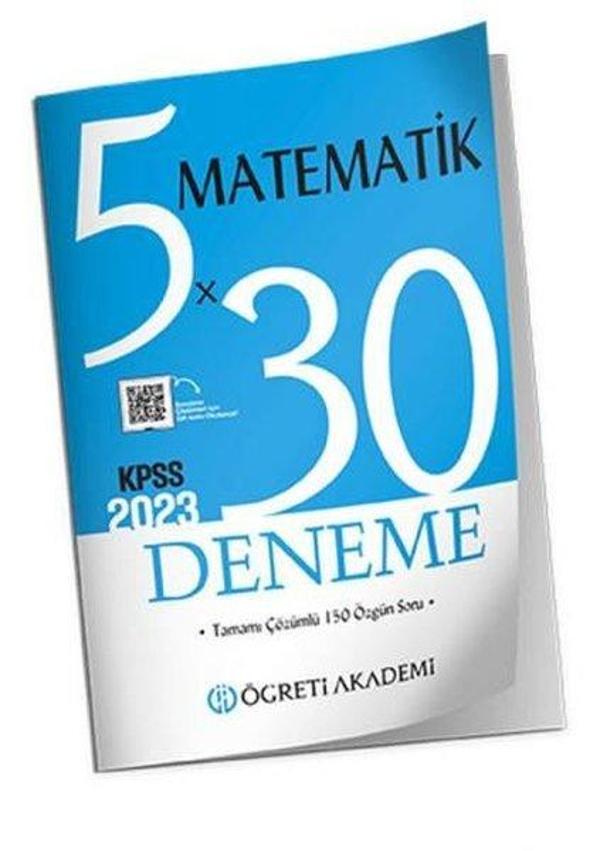 KPSS Genel Yetenek Genel Kültür Matematik 5x30 Deneme - Öğreti Akademi - Image 1