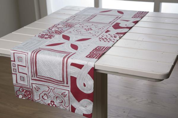 Melodie Runner Beyaz Kırmızı 40X150 - Image 1