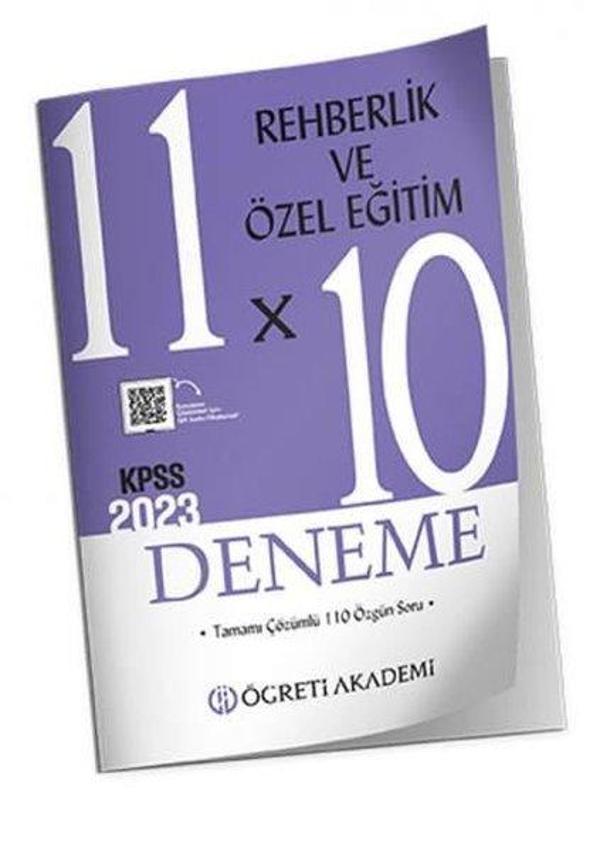 KPSS Eğitim Bilimleri Rehberlik ve Özel Eğitim 11x10 Deneme - Öğreti Akademi - Image 1