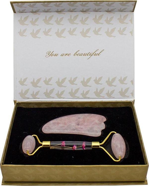 Lovely Bird Kuvars Roller Ve Gua Sha - Image 1