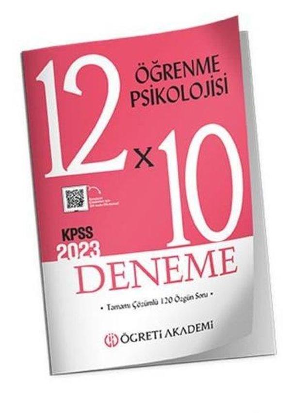 KPSS Eğitim Bilimleri Öğrenme Psikolojisi 12x10 Deneme - Öğreti Akademi - Image 1