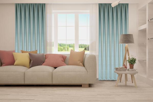Premier Home Fon Perde 140X260 Mavi Bej - Image 1