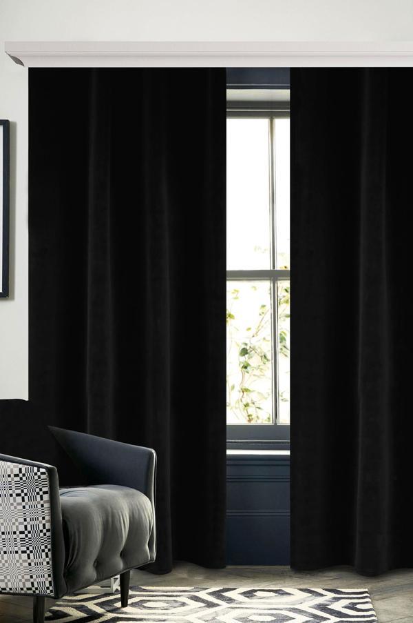 Premier Home Harmony Fon Perde 140X260 Siyah - Image 1