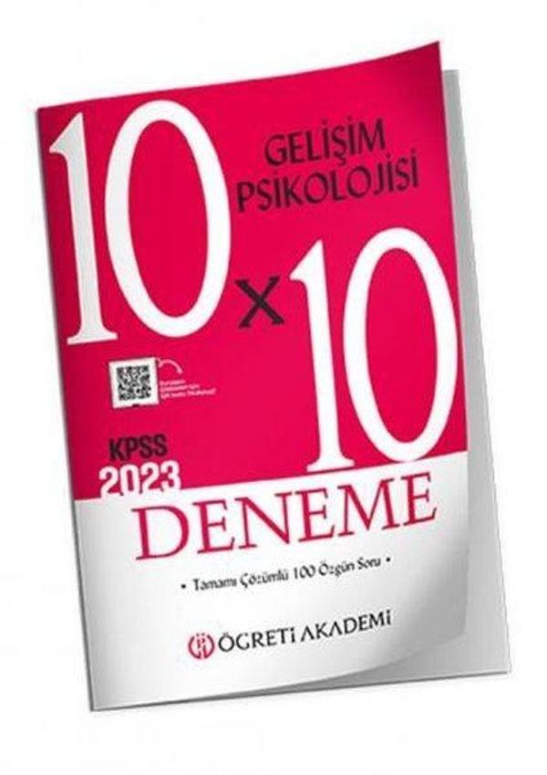 KPSS Eğitim Bilimleri Gelişim Psikolojisi 10x10 Deneme - Öğreti Akademi - Image 1