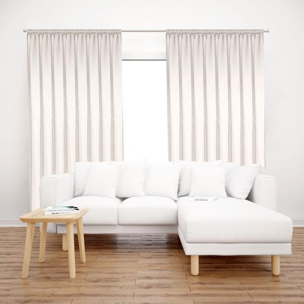 Premier Home Saten Fon Perde 140X260 Ekru - Image 1