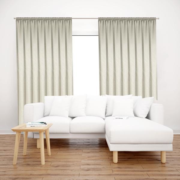 Premier Home Saten Fon Perde 140X260 Gri - Image 1