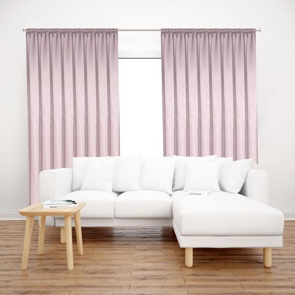 Premier Home Saten Fon Perde 140X260 Pudra - Image 1