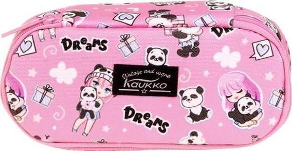 Kaukko Nature Özel Bölmeli Kalem Çantası Panda K2632 - Image 1
