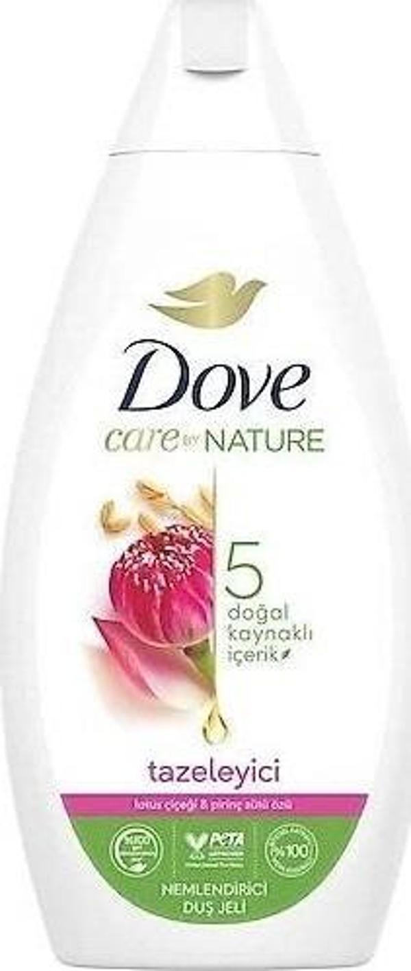 Dove Duş Jeli Tazeleyici Lotus Çiçeği Ve Pirinç Sütü Özü 450 Ml - Image 1