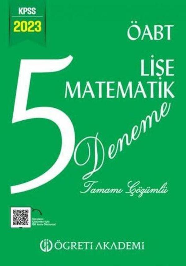 2023 KPSS ÖABT Lise Matematik 5 Deneme - Öğreti Akademi - Image 1