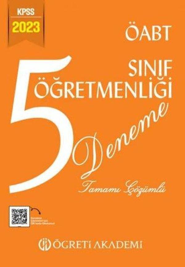2023 KPSS ÖABT Sınıf Öğretmenliği 5 Deneme - Öğreti Akademi - Image 1