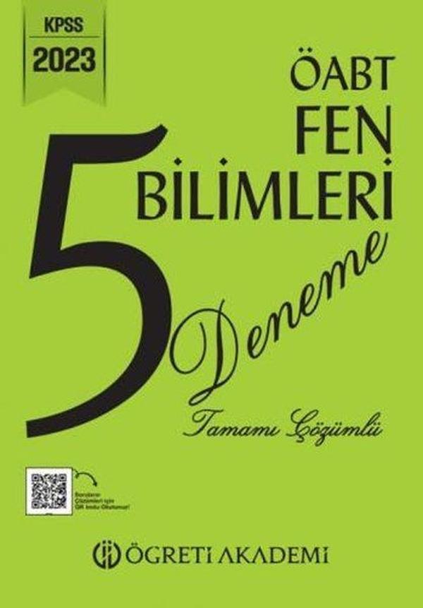 2023 KPSS ÖABT Fen Bilimleri 5 Deneme - Öğreti Akademi - Image 1