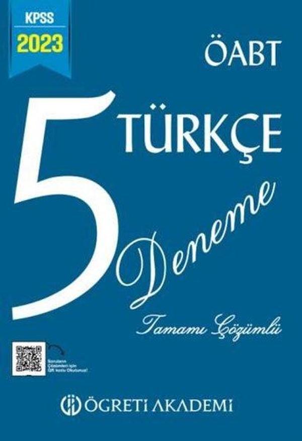 2023 KPSS ÖABT Türkçe 5 Deneme - Öğreti Akademi - Image 1