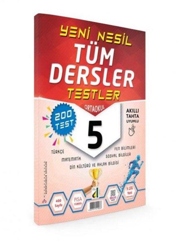 5.Sınıf Yeni Nesil Tüm Dersler Testler - Damla Yayınevi - Image 1