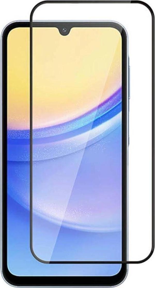 Samsung Galaxy A15 Uyumlu Elektriklenme Önleyici Anti-Static Tam Kaplayan Temperli Cam Ekran Koruyuc - Image 1