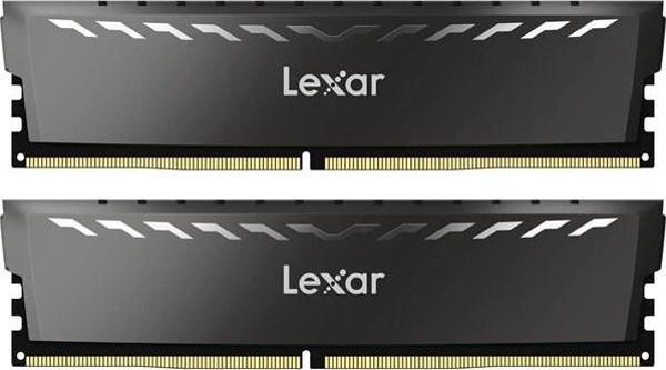 LEXAR 16GB (2X 8GB) DDR4 3200MHZ CL16 DUAL KIT PC RAM THOR LD4BU008G-R3200GDXG - Image 1