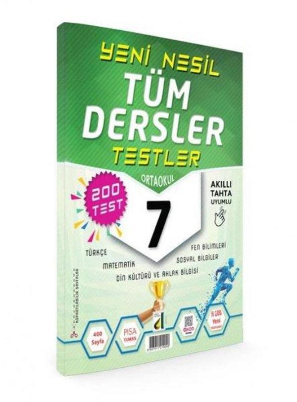 7.Sınıf Yeni Nesil Tüm Dersler Testler - Damla Yayınevi - Image 1