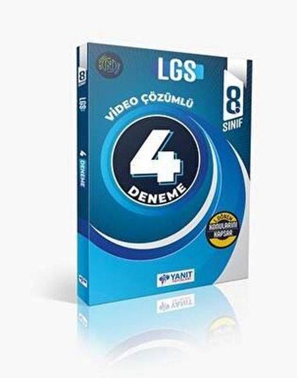 8.Sınıf LGS 1.Dönem 4'lü Deneme - PRF Paraf Yayınları - Image 1