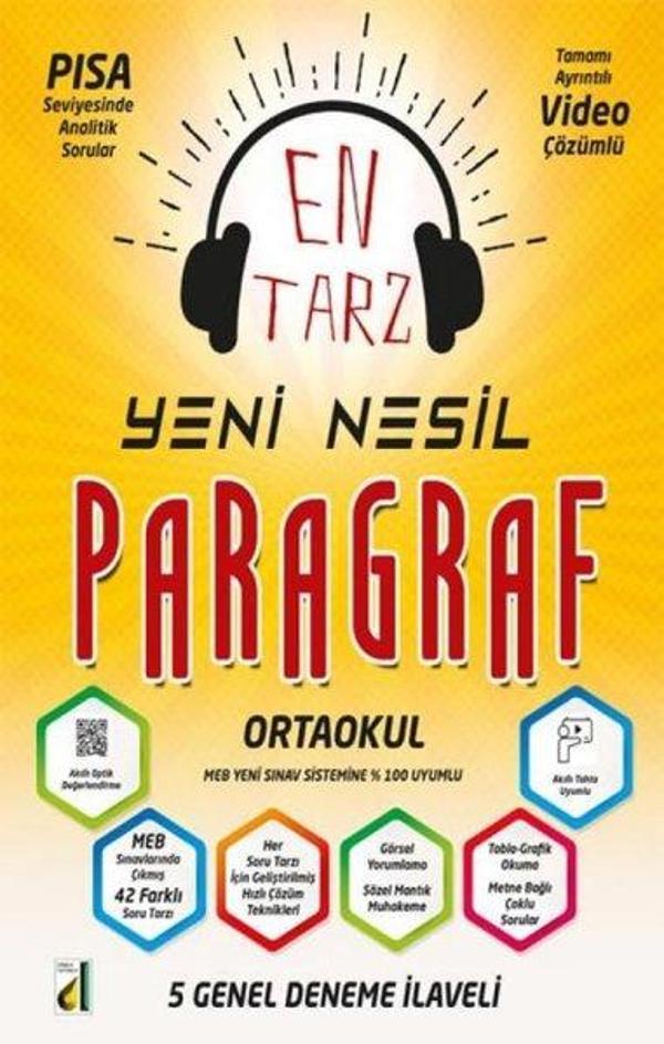 8.Sınıf LGS En Tarz Yeni Nesil Paragraf Soru Bankası - Damla Yayınevi - Image 1
