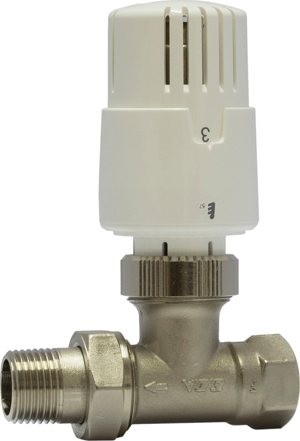 ECA 1/2'' DÜZ TERMOSTATİK RADYATÖR VANASI VALF 602120756 - Image 1