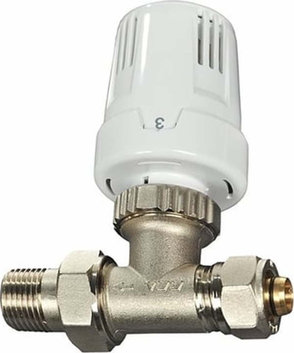 ECA 16X2 MM DÜZ PEX TERMOSTATİK RADYATÖR VANASI VALF 602120780 - Image 1