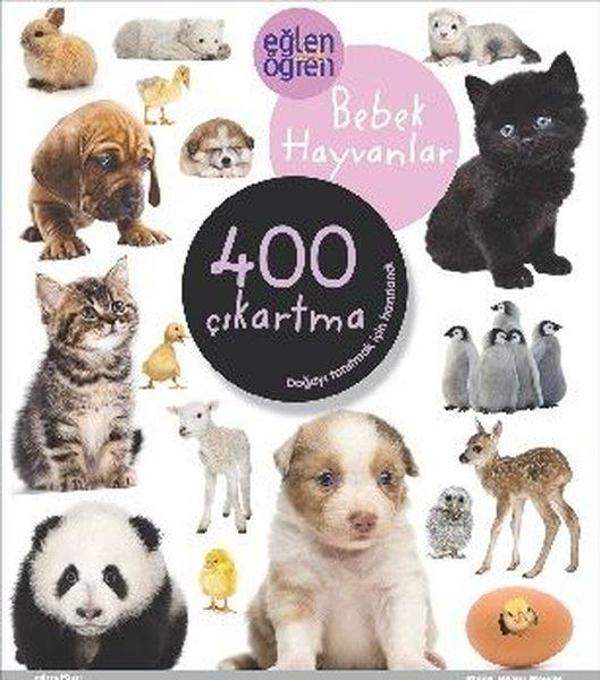 Eğlen Öğren Bebek Hayvanlar 400 Çıkartma - Dstil Tasarım - Image 1