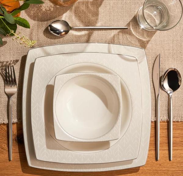 Emsan Pelin Kare 60 Parça Yemek Takımı - Image 1