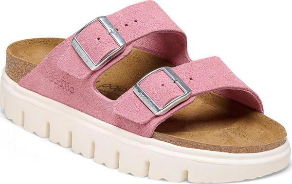 Birkenstock Arizona Chunky Vl Pembe-Beyaz Kadın Terlik - Image 1