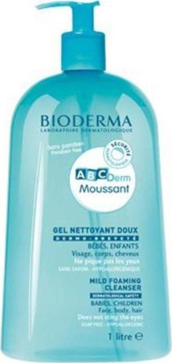 Bioderma Abcderm Yüz Vücut Ve Saç Temizleme Jeli 1lt Hbv0000039dr5 - Image 1