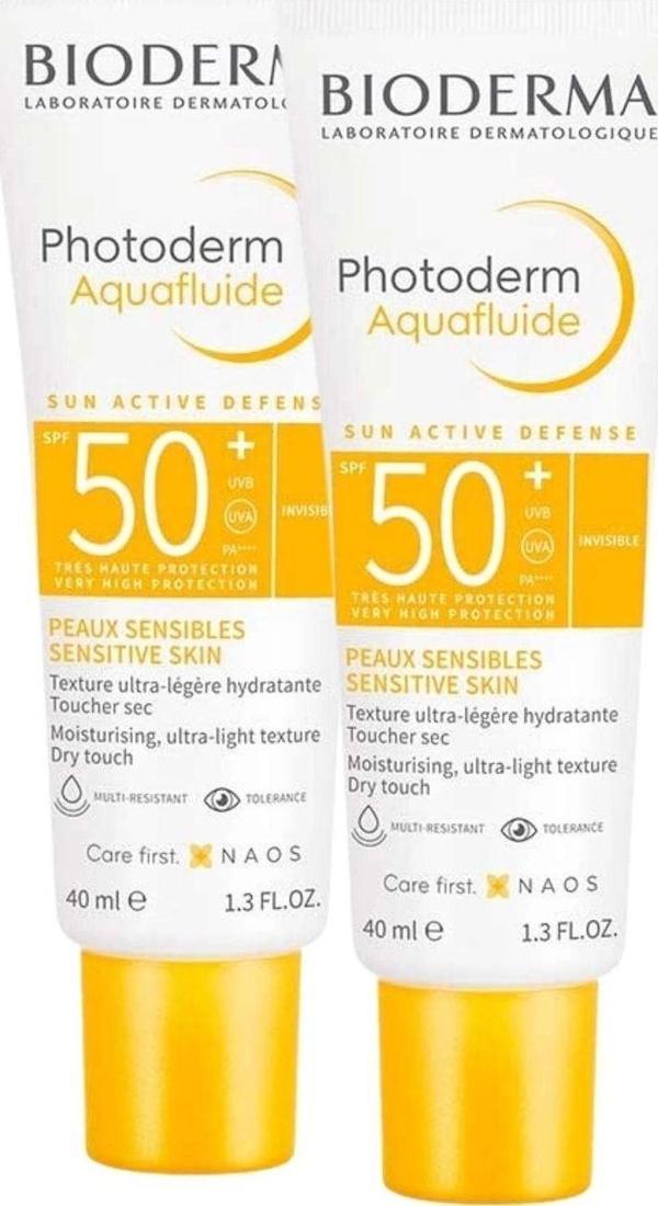 Bioderma Photoderm Aquafluid Spf50+ 40 Ml | X 2 Adet Set - Image 1