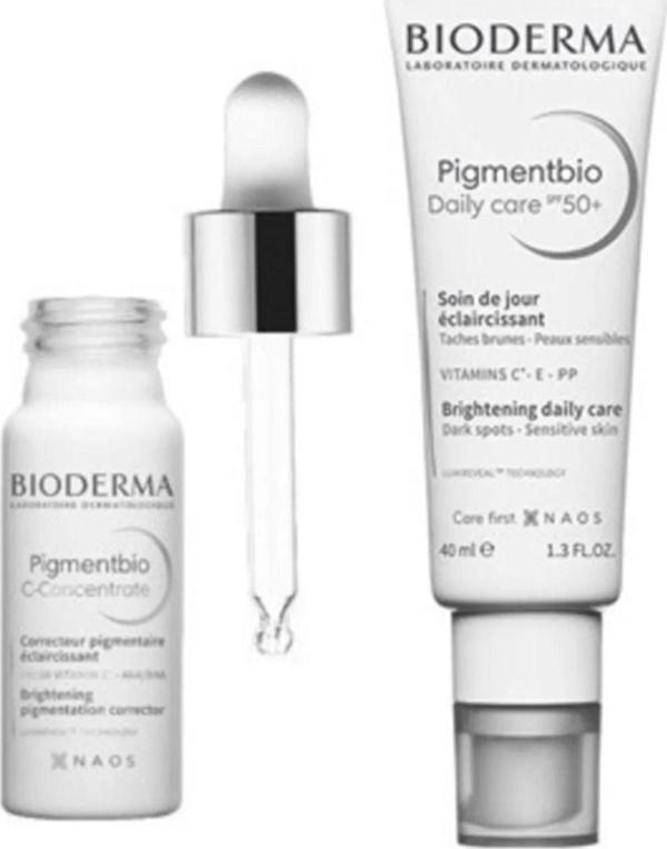 Bioderma Pigmentbio Daily Care Spf 50+ 40ml | Pigmentbio C-Concentrate Serum 15ml - Image 1