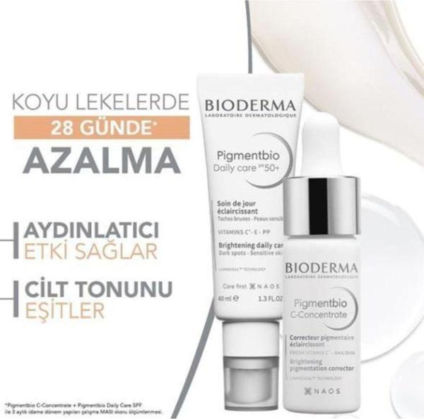 Bioderma Pigmentbio Daily Care Spf50 40 Ml+ Pigmentbio C-concentrate 15 Ml - Image 1