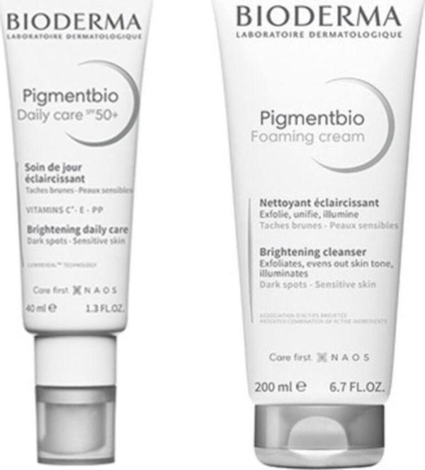 Bioderma Pigmentbio Leke Serisi Gündüz Kremi + Temizleme Jeli Boy - Image 1