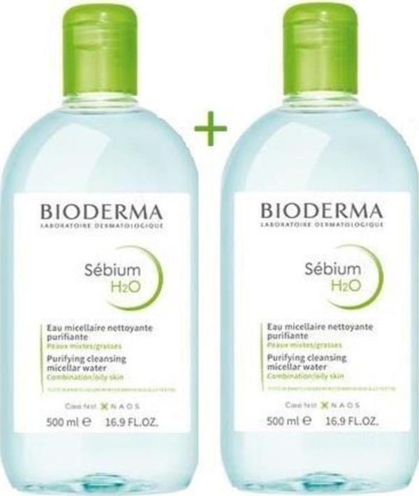 Bioderma Sebium H2o 500 ml 2 Adet - Image 1