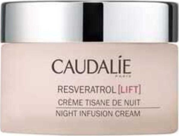 Caudalie Resveratrol Night Infusion Cream 50 ml - Sıkılaştırıcı Etkili Gece Bakım Kremi - Image 1