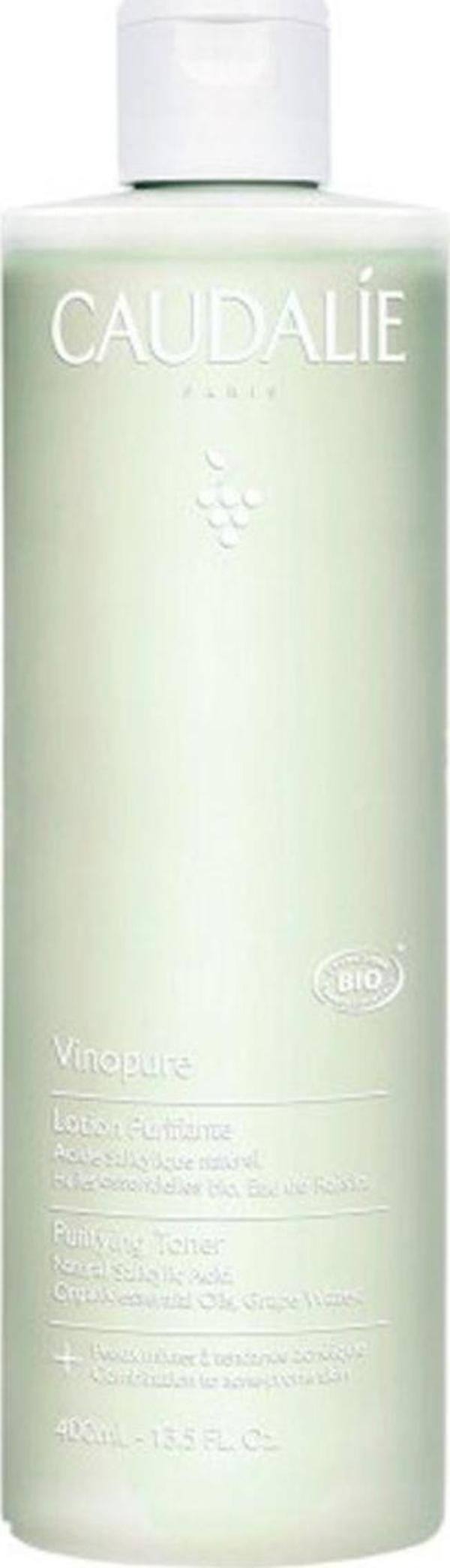 Caudalie Vinopure Akne Karşıtı Arındırıcı Sıkılaştırıcı Matlaştırıcı Tonik 400ml - Image 1