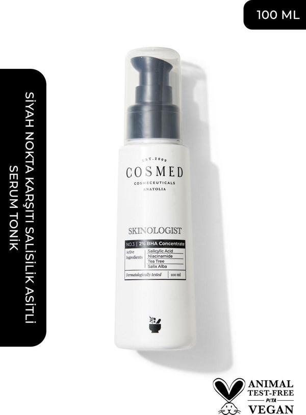 Cosmed Skinologist 2% Bha Concentrate/siyah Nokta Karşıtı Serum Tonik 100 ml - Image 1