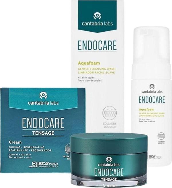 Endocare Tensage Krem | Temizleyici Köpük | Anti Aging Bakım Seti 1 - Image 1