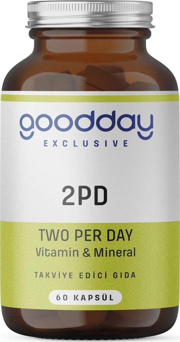 Goodday 2pd Two Per Day Multi Vitamin 60 Kapsül 29 Etken Madde - Image 1