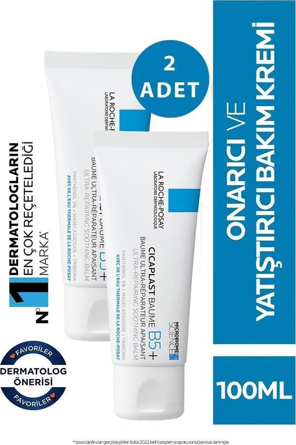 La Roche-Posay Cicaplast Baume B5 Krem 100 ml 2 Adet - Image 1