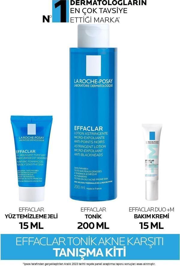 La Roche-Posay Effaclar  Yağlı ve Sivilceye Eğilim Gösteren Ciltler için Sivilce Karşıtı Tanışma Kiti - Image 1