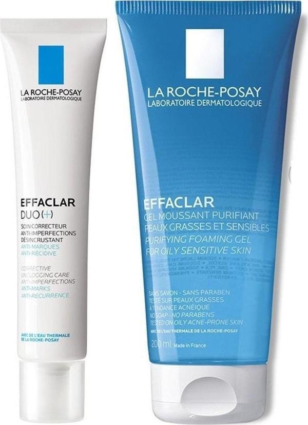 La Roche-Posay Effaclar Duo+ Bakım Kremi - Effaclar Yağlı Ciltler Için Temizleme Jeli - Image 1