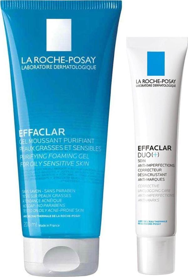 La Roche-Posay Effaclar Gel 200 ml + Effaclar Duo+ 40 ml Set 1212000000025 - Image 1