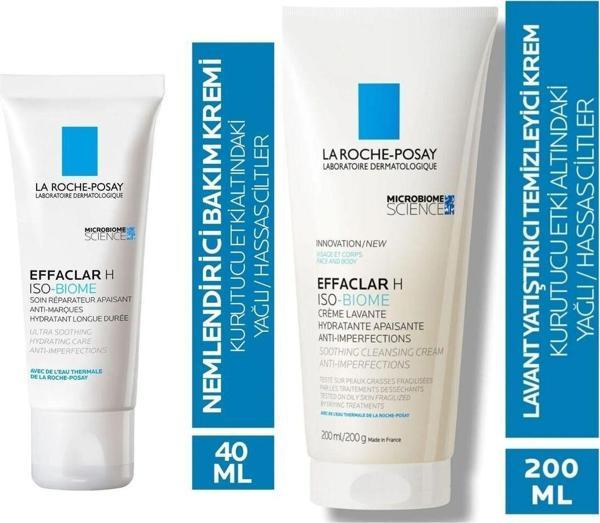 La Roche Posay Effaclar H Krem & Temizleme 200 Ml | Yağlı ve düzensiz ciltlere özel bakım seti - Image 1