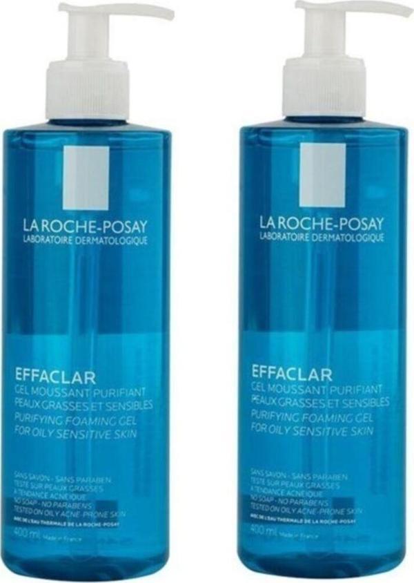 La Roche-Posay Effaclar Jel Temizleme Jeli 400 ml X 2'li - Image 1