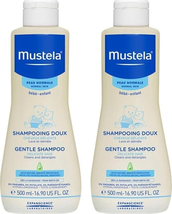 Mustela Gentle Shampoo Bebek Şampuanı 500ml X 2 Adet - Image 1