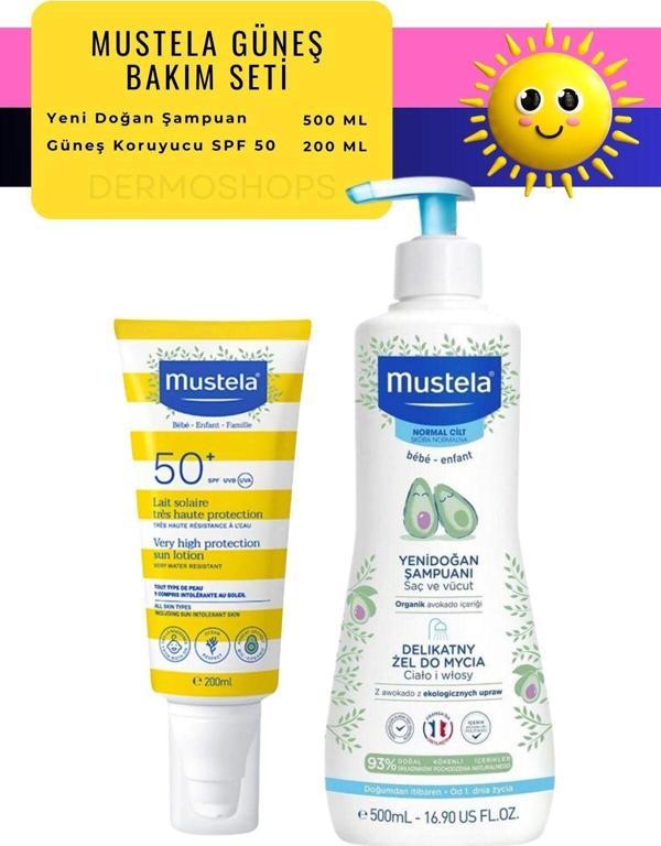 Mustela Günlük Yaz Bakım Seti Orijinal Boy | Şampuan & Güneş Koruyucu - Image 1