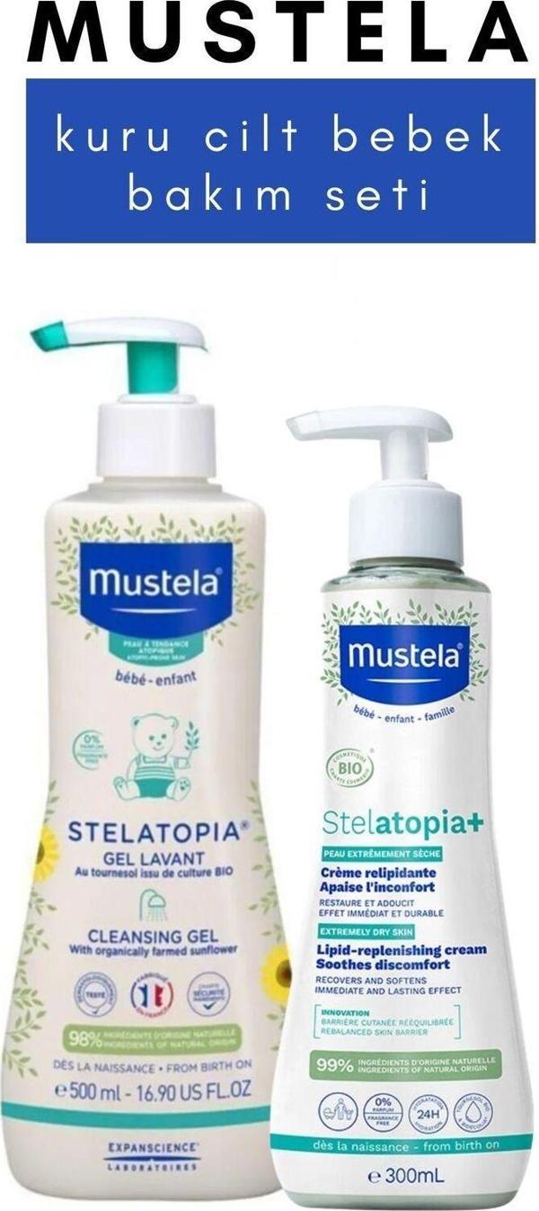 Mustela Kuru Ciltlere Özel Bebek Bakım Seti - Image 1